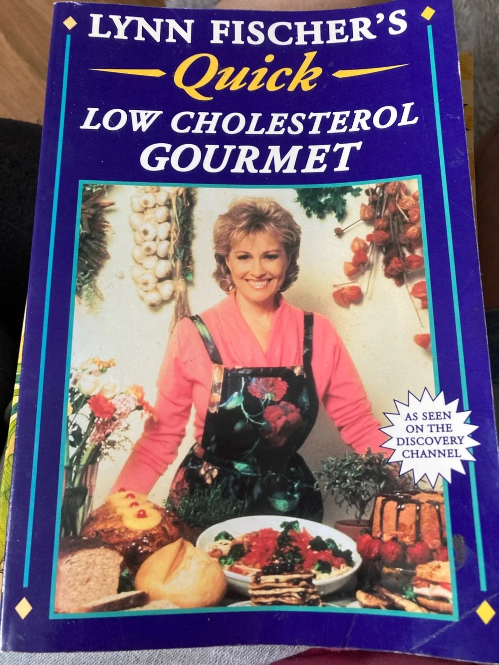 Lynn Fischer Quick Low Cholesterol Cookbook - Purple Cover